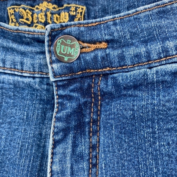 Bestow Jeans Women's Size 14P Front Rear Pockets Denim Blue Belt Loops - Picture 9 of 13